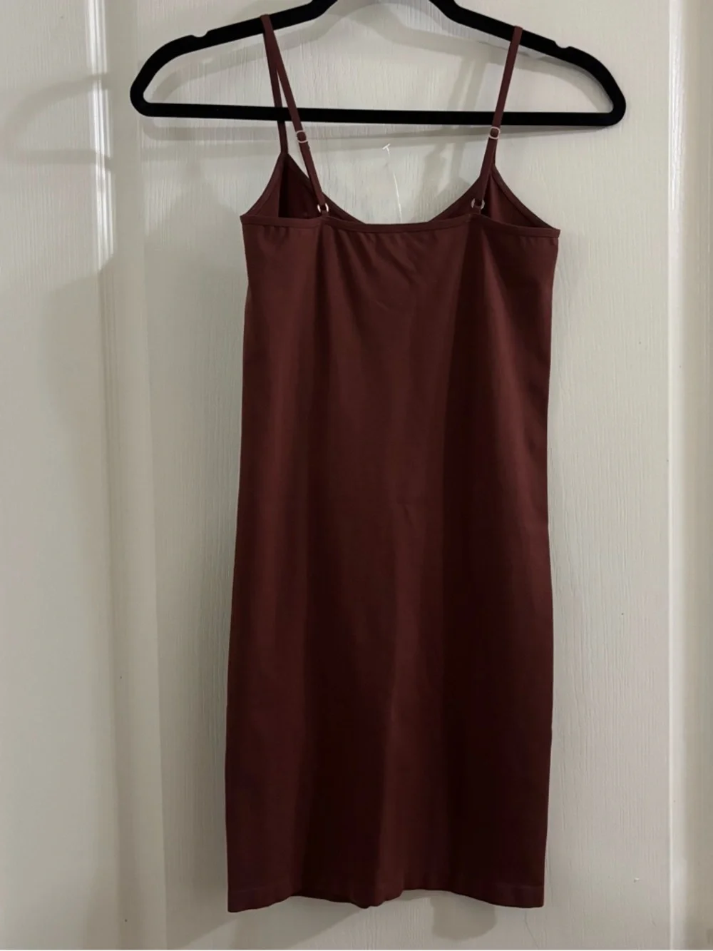 Free People Burgundy Slip Midi Dress